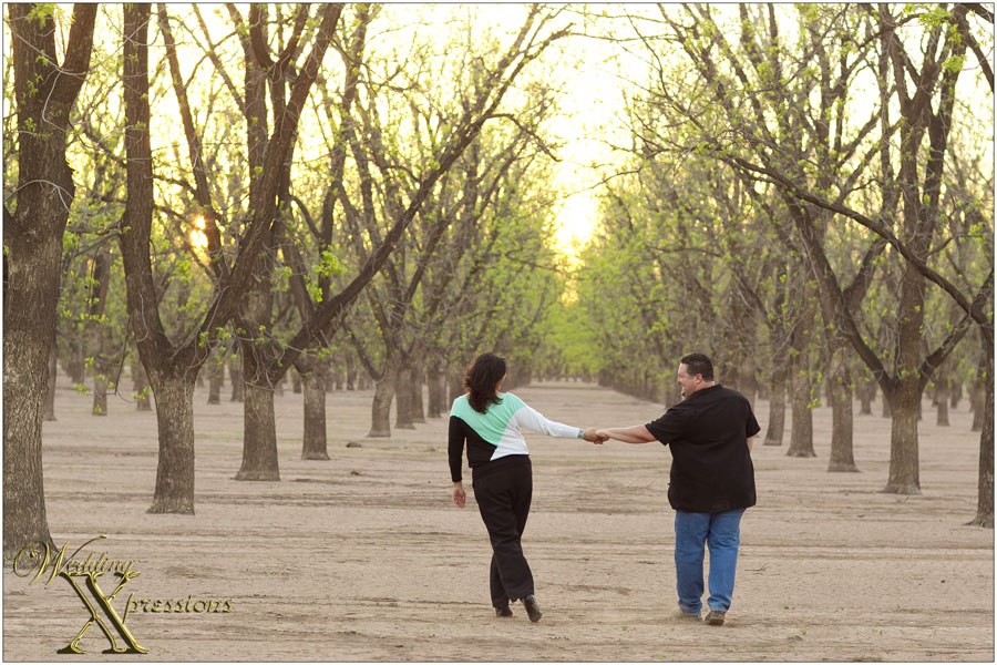 walking away