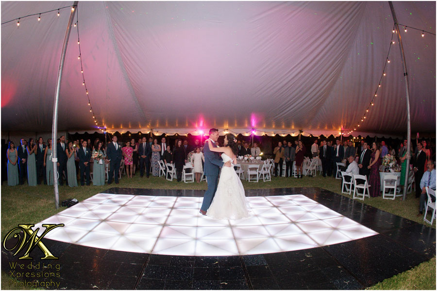 wedding first dance at Los Portales