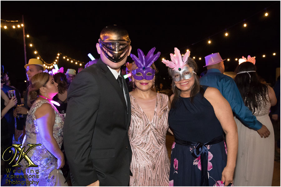 masquerade wedding reception dance in El Paso